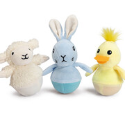 Beeztees Beeztees Paas Wobblers Pluche Assorti 7x7x10cm