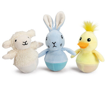 Beeztees Beeztees Paas Wobblers Pluche Assorti 7x7x10cm