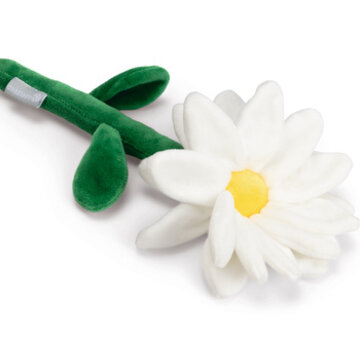 Beeztees Beeztees Bloem Daisy Pluche Wit 30x16x4cm