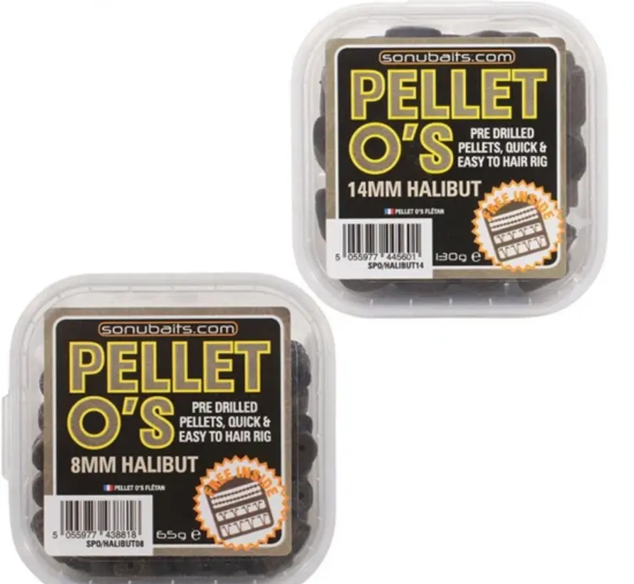 Sonubaits Pellet O's 8mm Halibut