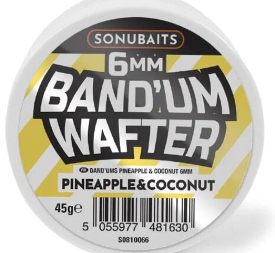 Sonubaits Band'Um Wafters Pineapple & Coconut 6mm