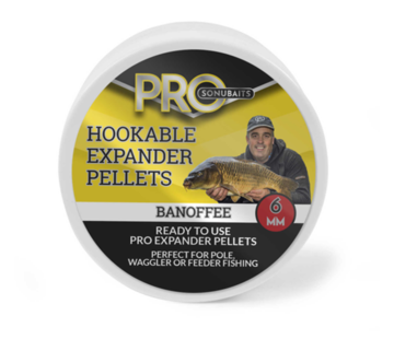 Sonubaits Sonubaits Hookable Expander Pellets Banoffee 6mm