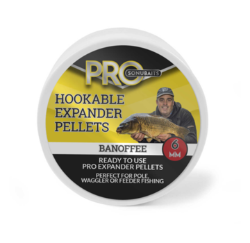 Sonubaits Sonubaits Hookable Expander Pellets Banoffee 6mm