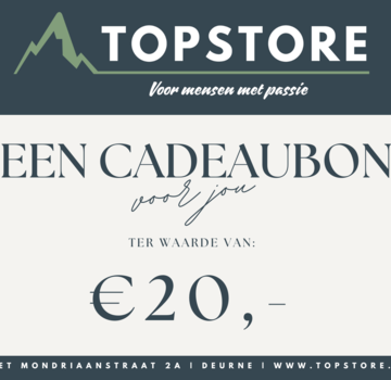Cadeaubon TOPSTORE € 20,-