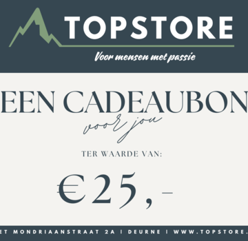 Cadeaubon  TOPSTORE € 25,-