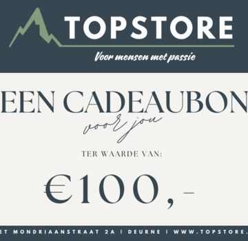 Cadeaubon  TOPSTORE € 100,-