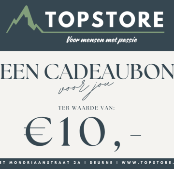 Cadeaubon TOPSTORE €10,-