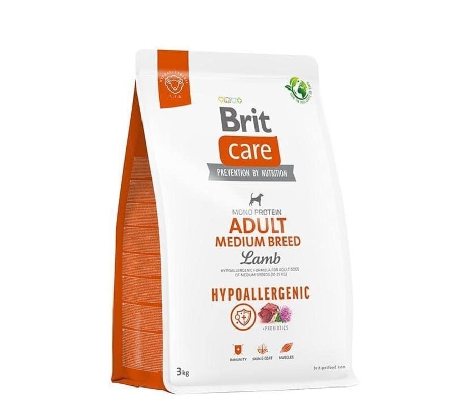 Brit Care Dog Hypoallergenic Adult Medium Breed 3kg