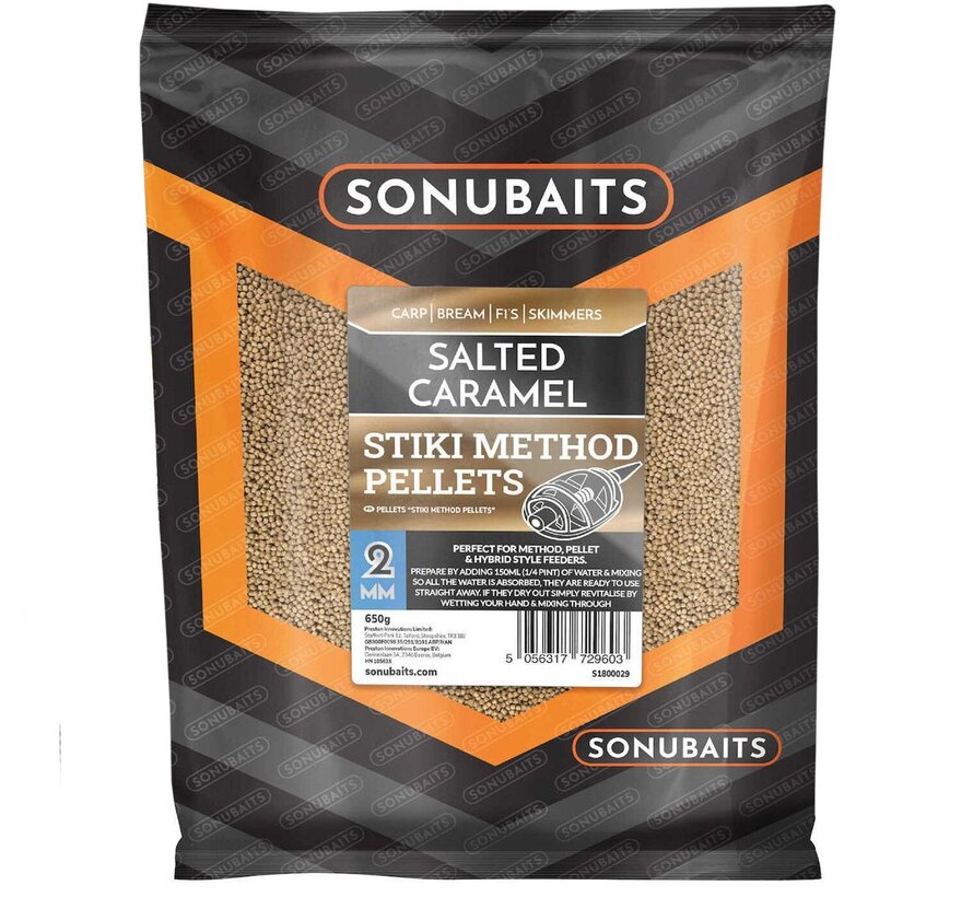 Sonubaits Stiki Salted Caramel Method Pellets 2mm