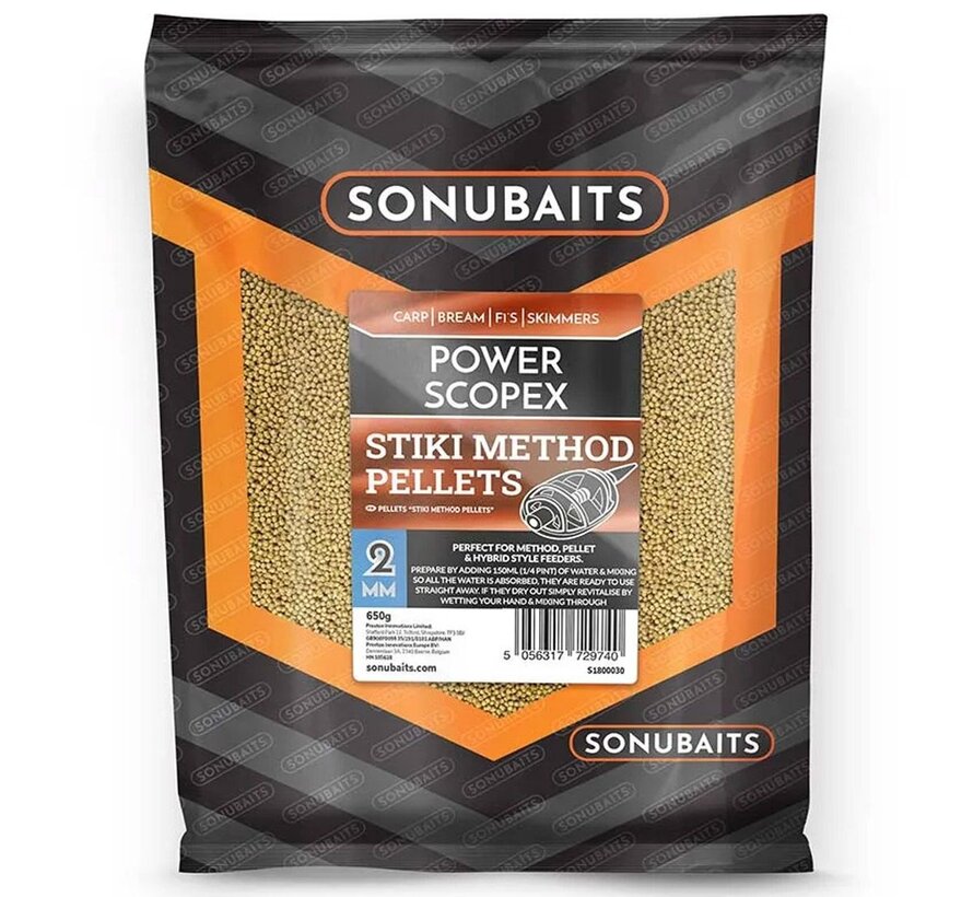Sonubaits Stiki Power Scopex Method Pellets 2mm