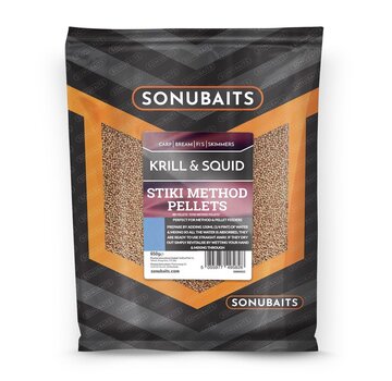 Sonubaits Sonubaits Stiki Krill & Squid Method Pellets 4mm