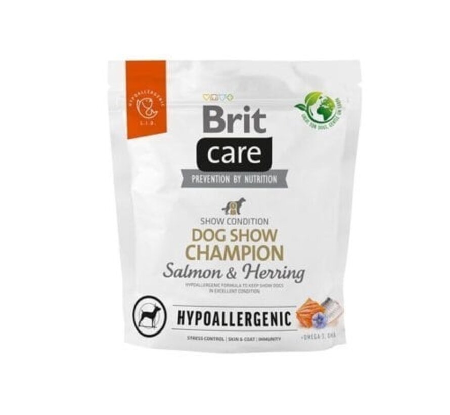 Brit Care Dog Hypoallergenic Dog Show Champion 1kg