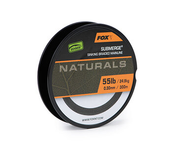 Fox Fox Sub Nat Braid x 600m 0.30mm 55lb/24.9kg