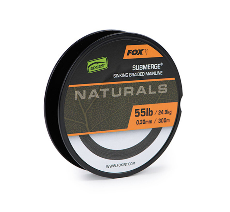 Fox Sub Nat Sinking Braid x 300m 0.38MM 65LB