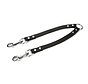 Beeztees Koppelstuk 2 Honden Hondenriem Zwart 30x18cm