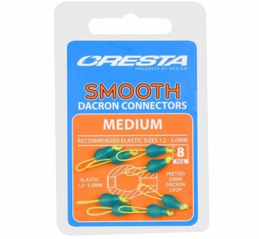 Cresta Smooth Dacron Connectors Medium