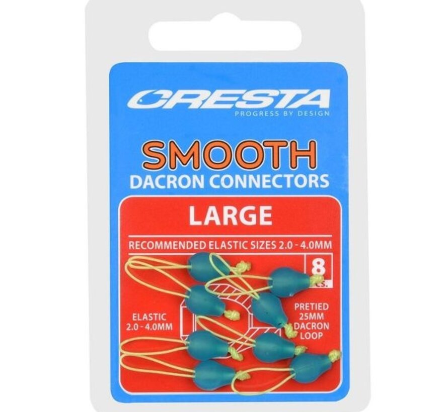 Cresta Smooth Dacron Connectors Large