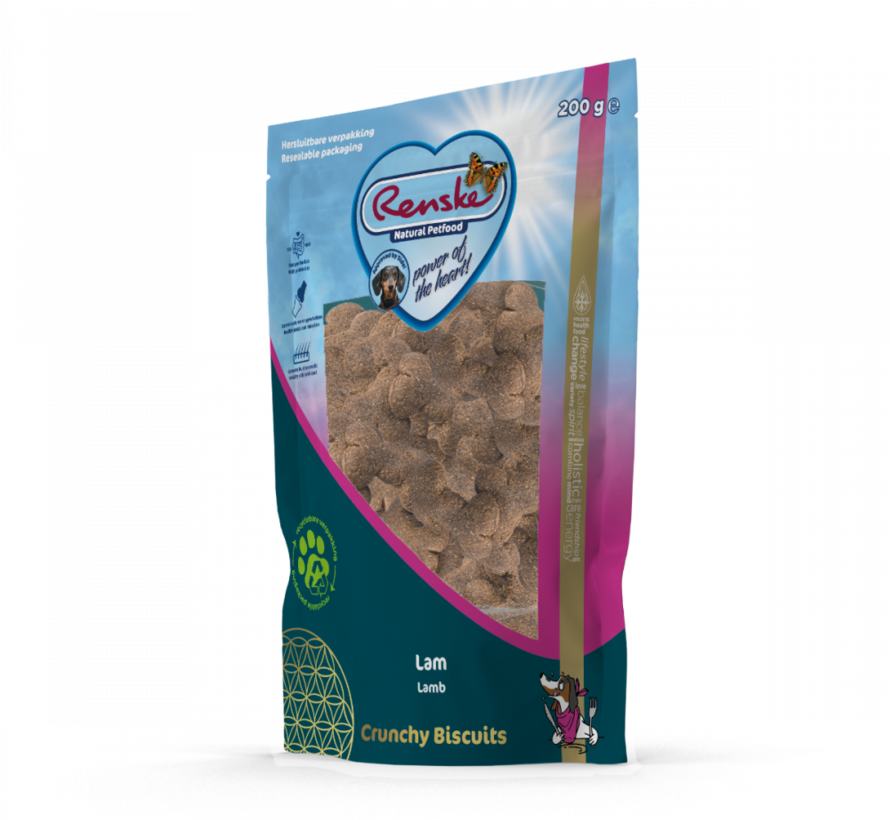 Renske Gezonde Beloning Crunchy Lam 200gr