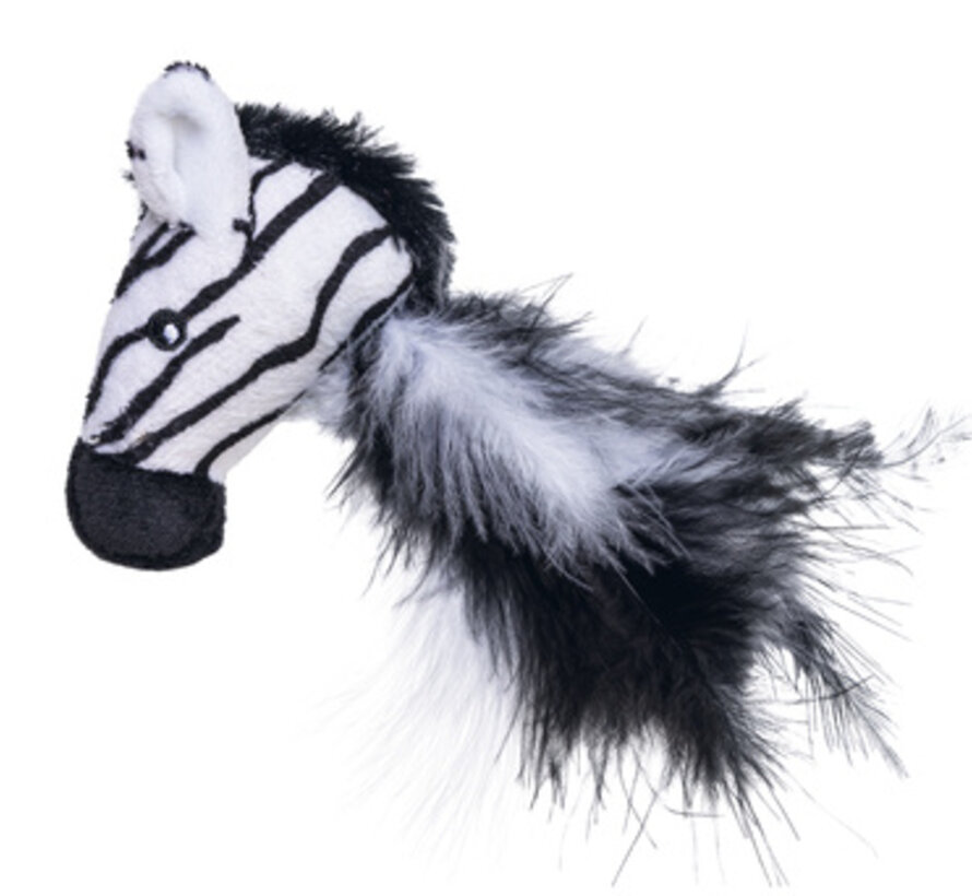 Beeztees Jungle Sazu Pluche Zwart/Wit 16x8x5cm