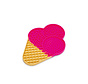 Beeztees Likmat Ijsje Silicone Roze 21x15x1,8cm