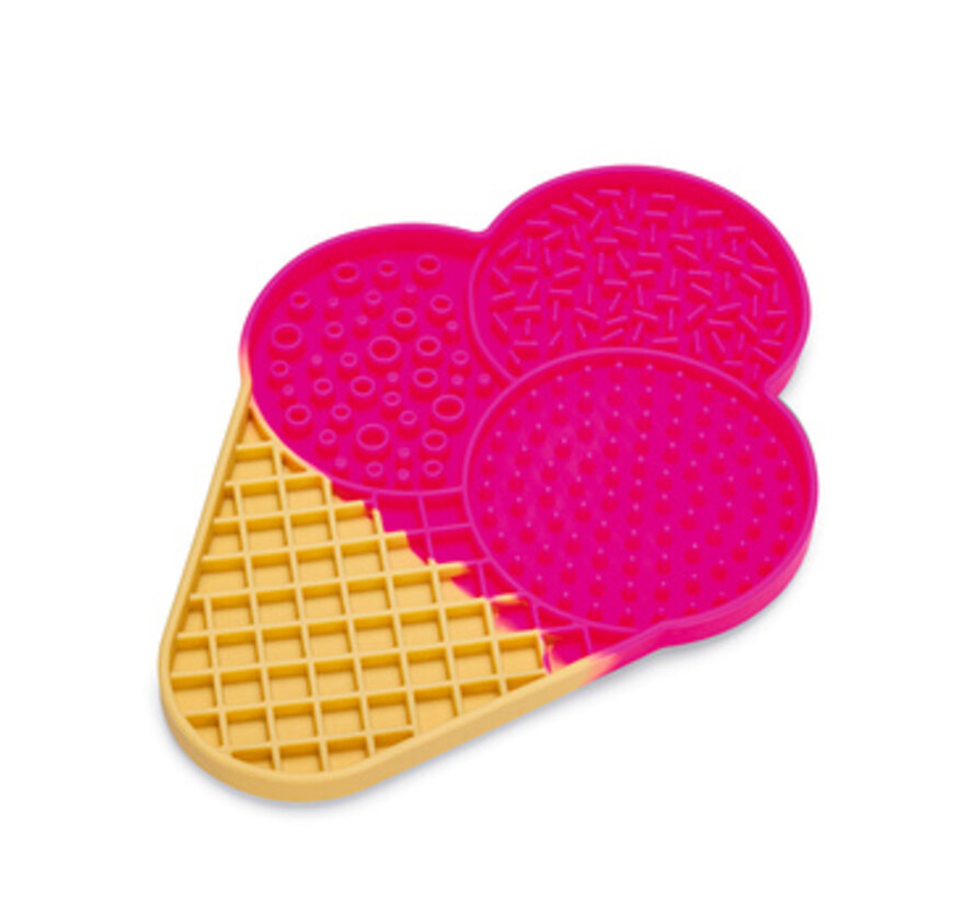 Beeztees Likmat Ijsje Silicone Roze 21x15x1,8cm