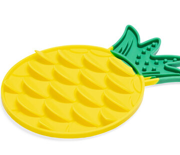 Beeztees Beeztees Likmat Ananas Za Silicone Geel 30x20x3cm