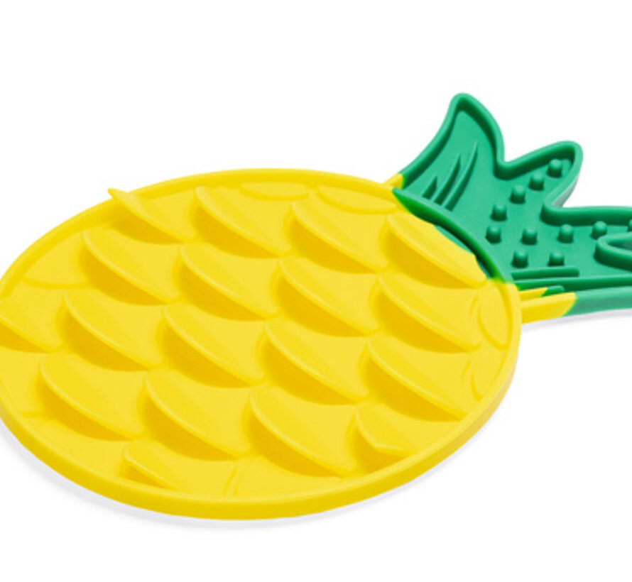 Beeztees Likmat Ananas Za Silicone Geel 30x20x3cm