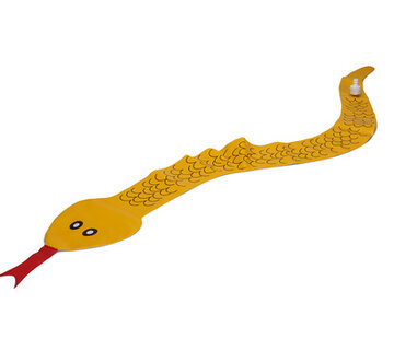 Beeztees Beeztees Splashy Snake Hondenspeelgoed PVC Geel 150cm