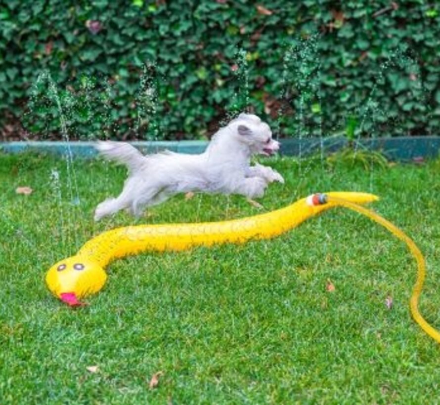 Beeztees Splashy Snake Hondenspeelgoed PVC Geel 150cm