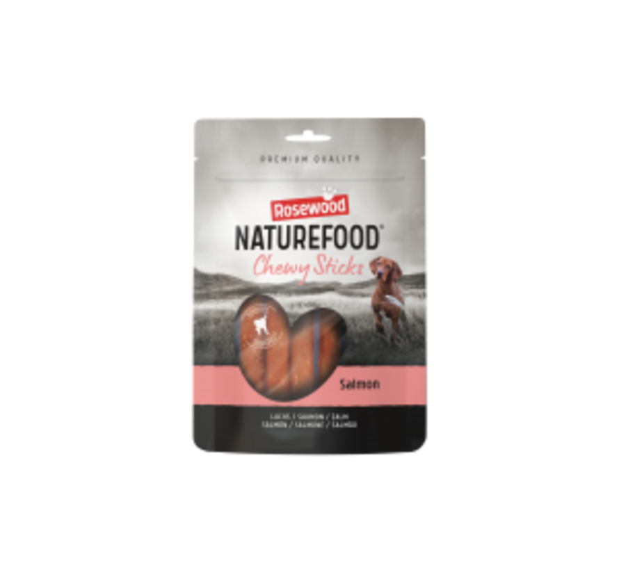Rosewood Naturefood Chewy Sticks Zalm 100gr