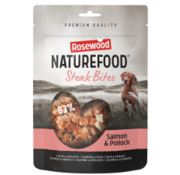 Rosewood Rosewood Naturefood Steak Bites Zalm 100gr