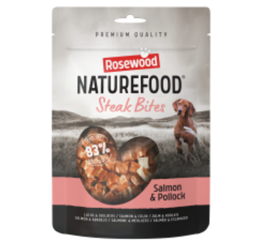 Rosewood Naturefood Steak Bites Zalm 100gr