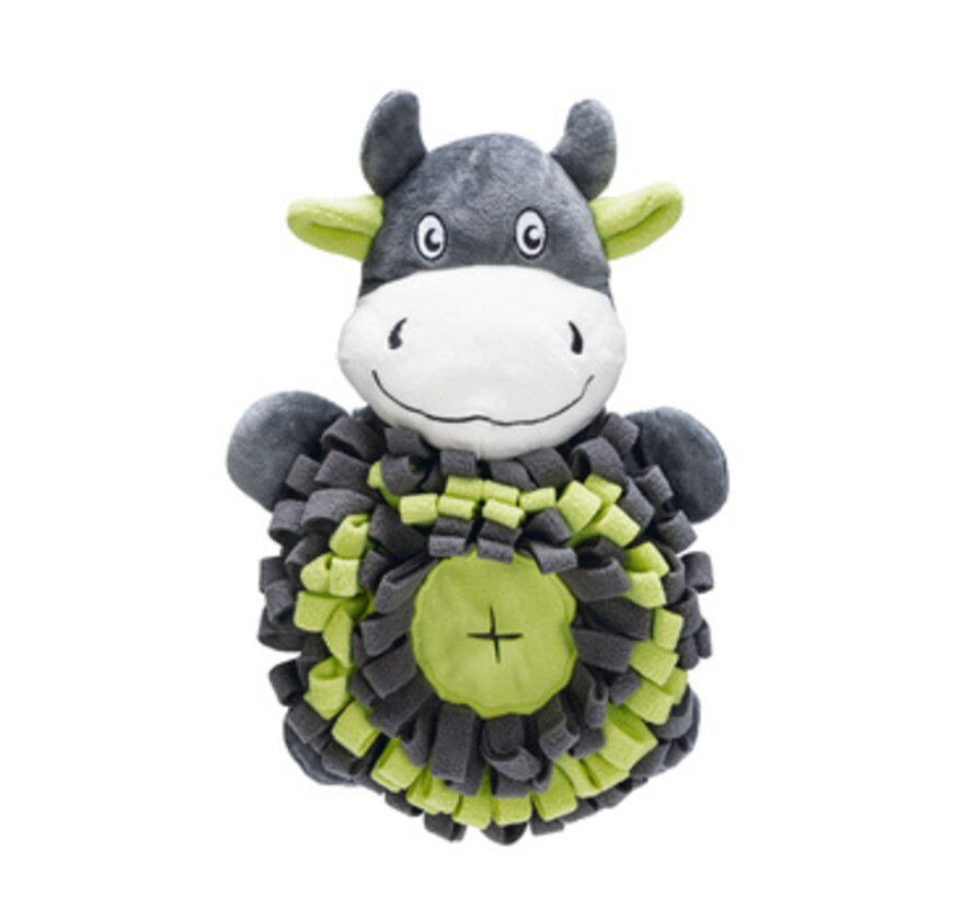Beeztees Hide And Seek Koe Pluche 32x21,5x9cm