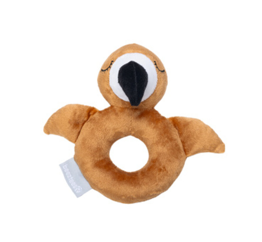 Beeztees Puppy Rammelaar Flamy Pluche Terra