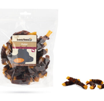 Beeztees Beeztees Tasty Treats Zoete Aardappel Bites met Eend - Hondensnack - 400