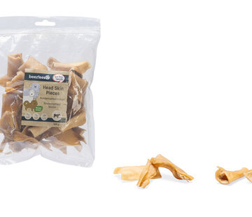 Beeztees Beeztees Runderkophuidstukjes 500g