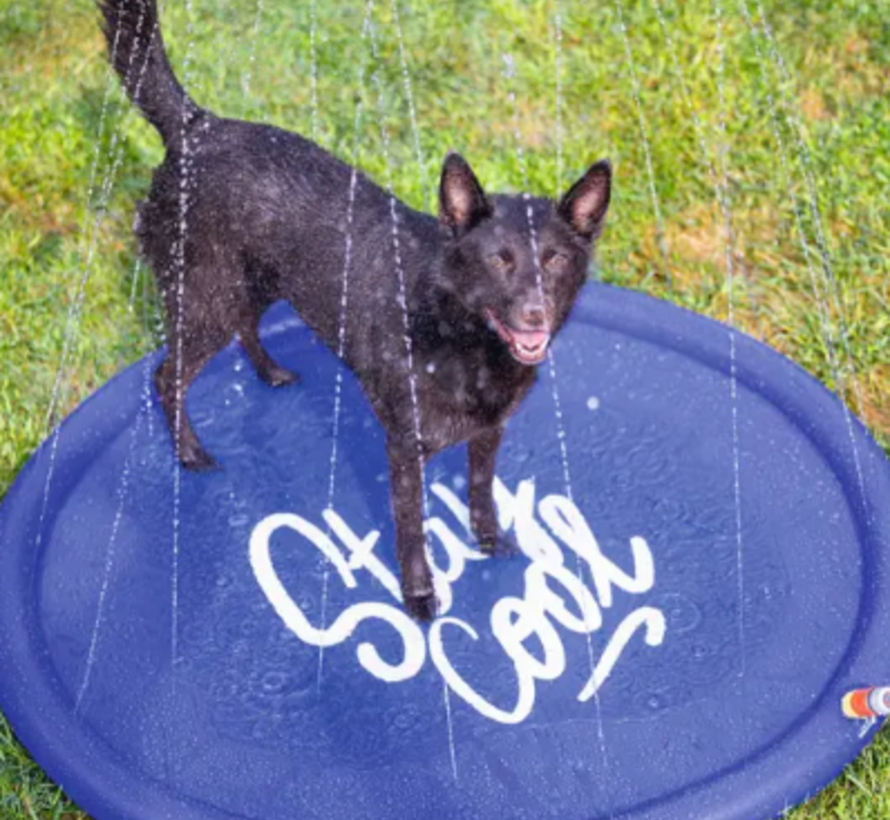 Beeztees Sprinkler Mat Stay Cool - Hondenmat - Blauw