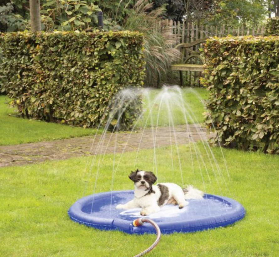 Beeztees Sprinkler Mat Stay Cool - Hondenmat - Blauw