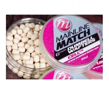 Mainline Mainline Match Dumbell Wafters 6mm White Cell