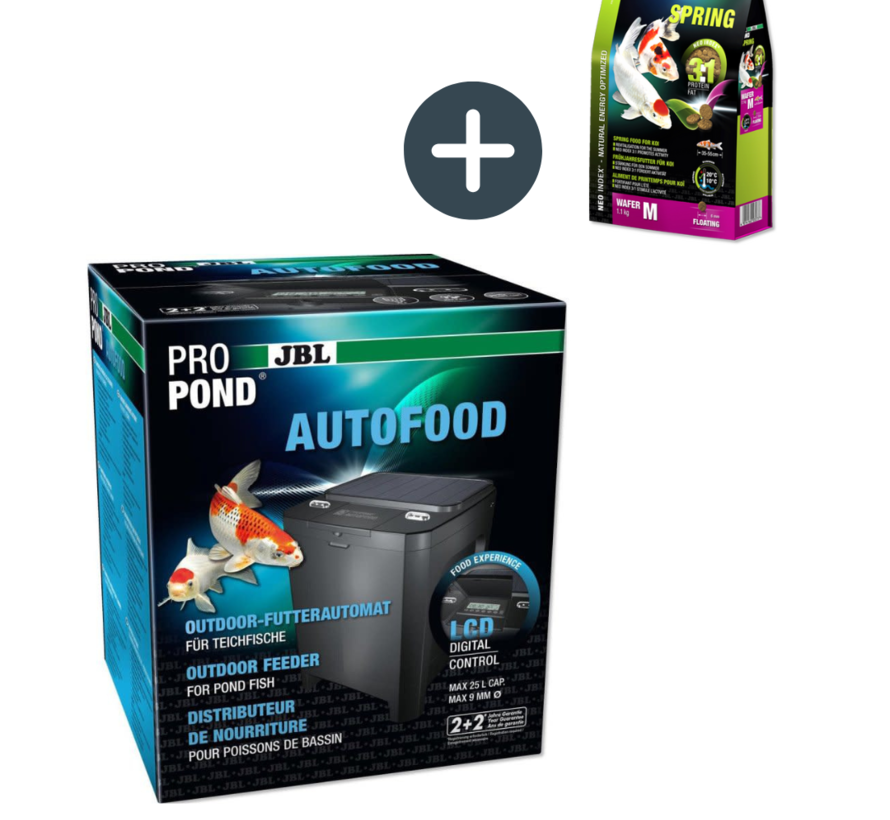 JBL Propond Autofood + (incl. 1 gratis ProPond Spring 1,1kg voorjaarsvoer)