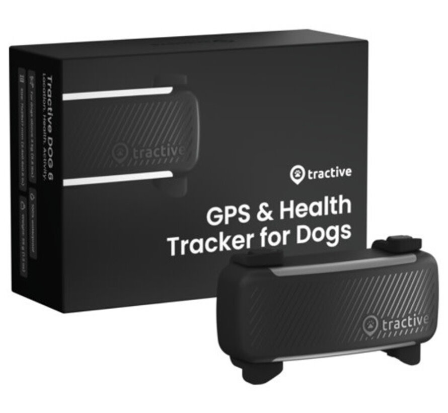 Tractive GPS Tracker voor honden (Zwart)