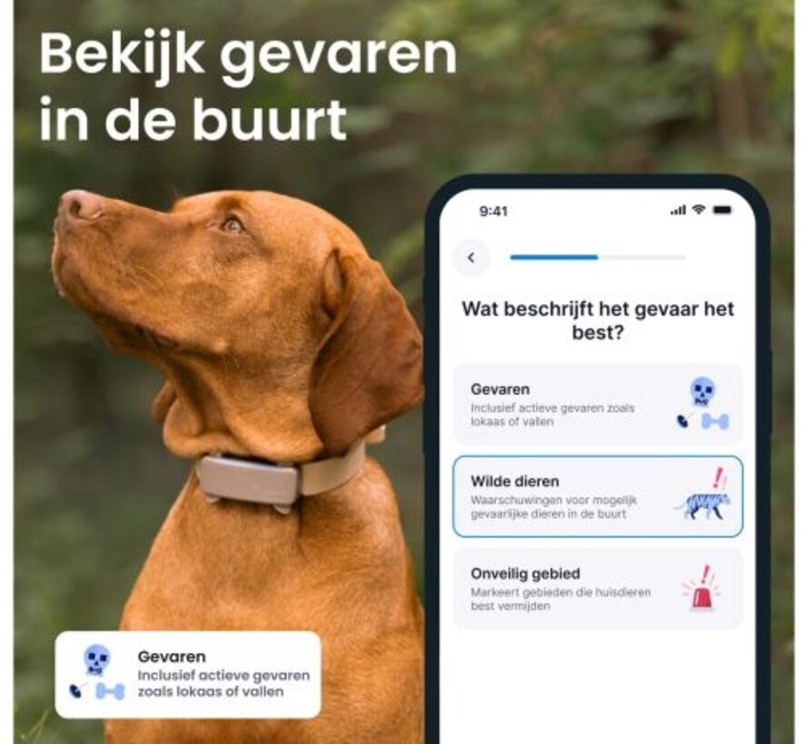 Tractive GPS Tracker voor honden (Zwart)