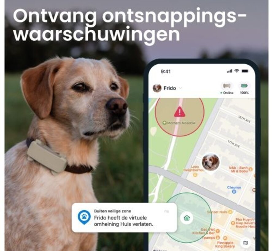 Tractive GPS Tracker voor honden (Mint)