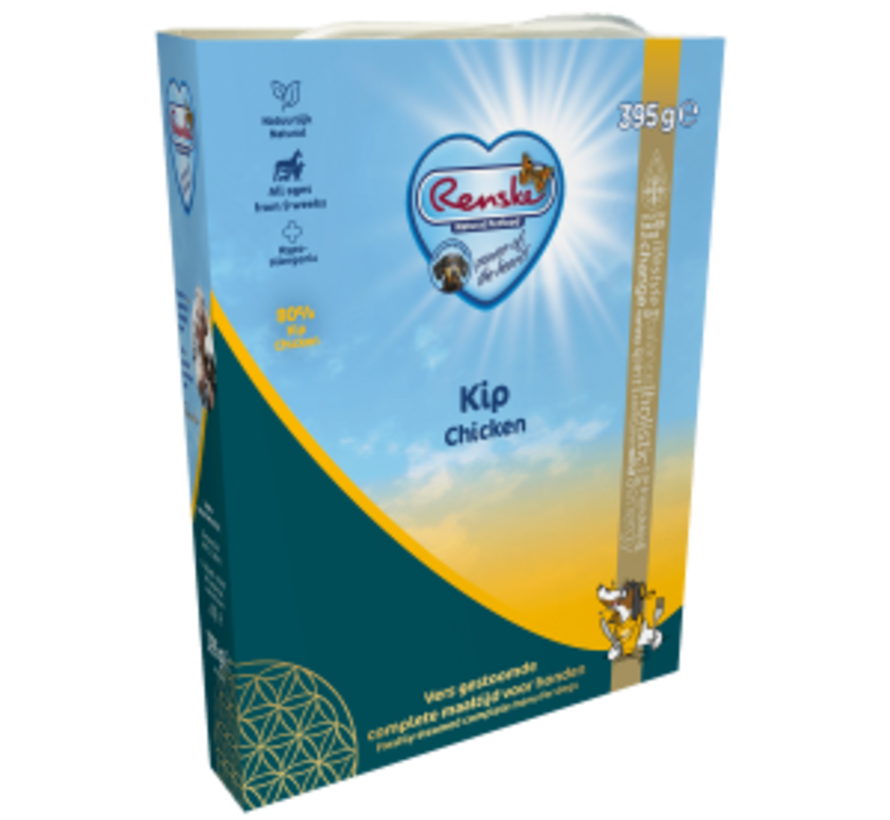 Renske Vers Hond Adult Kip&Rijst 395gr