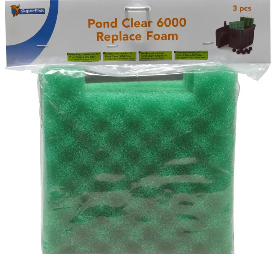 Super Fish Pondclear 3000 Filterschuim 3X