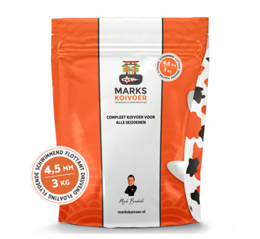 Marks Koivoer 4,5mm drijvend (3kg)