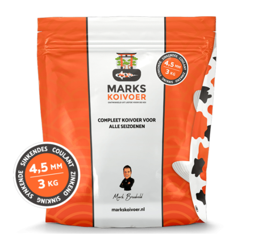 Marks Koivoer 4,5mm zinkend (3kg)