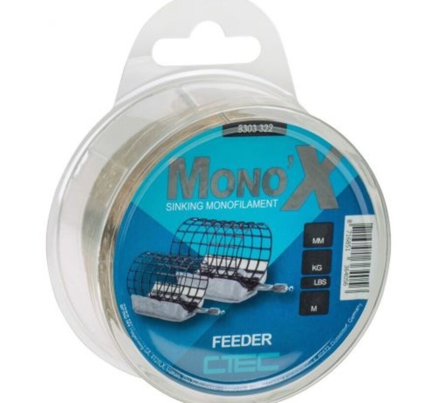 Ctec Mono X Feeder Brown 0,30mm/ 7,6kg 400m