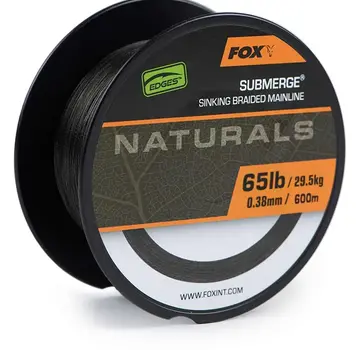 Fox Fox Submerge Naturals Sinking Braid X 600m 0.38mm 65lb