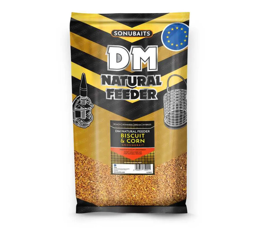 Sonubaits DM Natural Feeder Biscuit & Corn 1kg